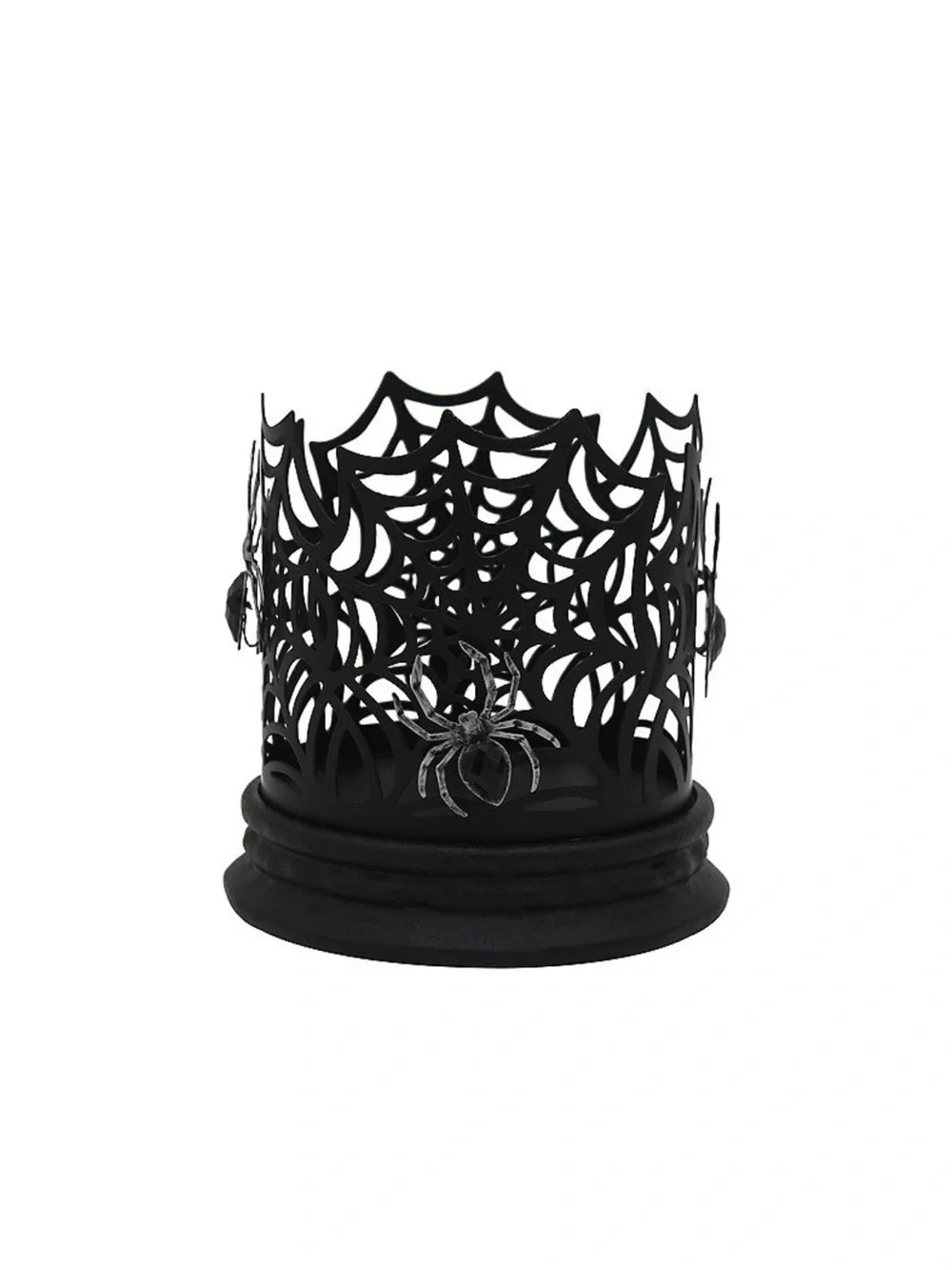 Black Spider Web Decorative Candle Holder - Brand